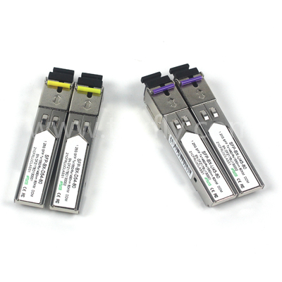 1.25G SFP BIDI ماژول Tx1490/Rx1550nm 80KM SMF DDM LC CISCO JUNIPER HUAWEI سازگار