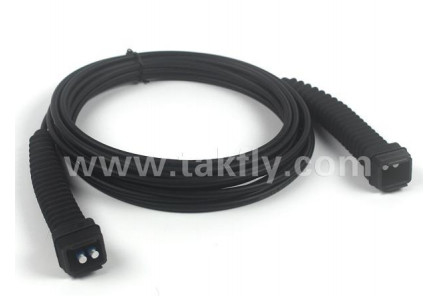 NSN-DLC سیم پیچ فیبر ضد آب برای LTE LSZH مواد پوشش بیرونی قطر کابل 5.0mm