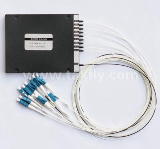 8 CH کم ورودی از دست دادنCWDM Mux Demux ABS Box 2.0mm 3.0mm کانکتور