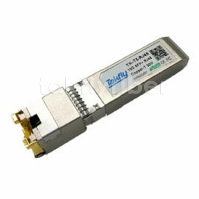 10GBASE-T SFP+ Copper Transceiver Compact RJ-45 اسمبلی کانکتور