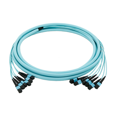 12/24/48/96/144 هسته های LC SC FC MPO MTP کابل تخته پرنده فیبر نوری Patchcord