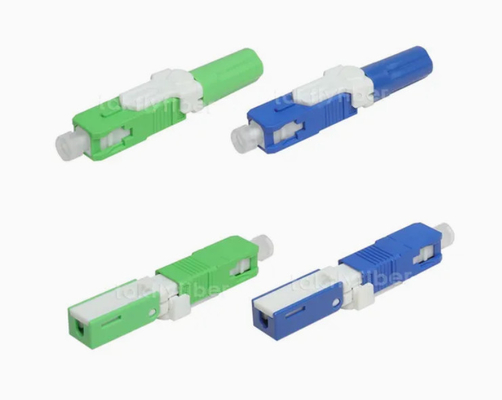 LC Connector Style SC Fast Connector برای کابل فیبر نوری قطر فیبر 0.125mm