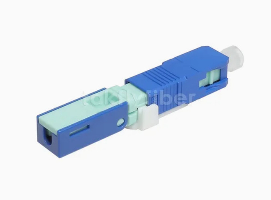 LC Connector Style SC Fast Connector برای کابل فیبر نوری قطر فیبر 0.125mm