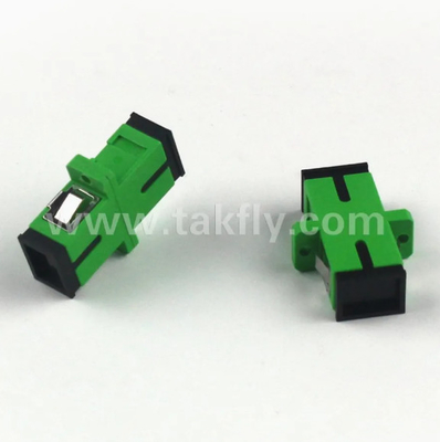 تطابق با RoHS FTTH SC Simplex Duplex Fiber Optic Adapter دمای عملیاتی -40- 85C از دست دادن بازگشت ≥45dB