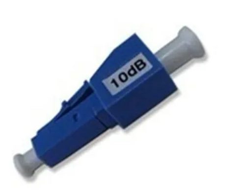 LC UPC/APC 3, 5, 10, 15, 20dB خفیف کننده فیبر نوری زن و مرد با بدن فلزی