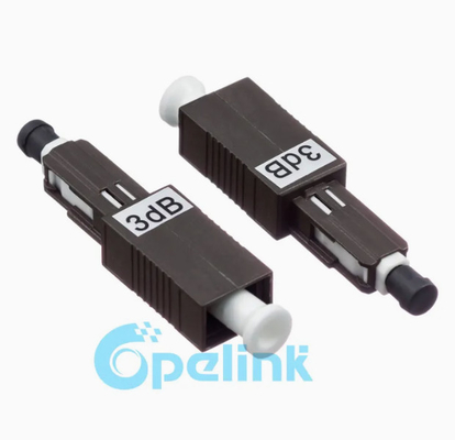 1310/1550nm Mu/PC Fiber Optic Attenuator -30dB طیف گسترده ای از دمای مرد به زن