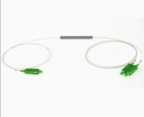 1X2 900um مینی لوله فولاد فیبر نوری PLC Splitter ماژول قابلیت اطمینان و ثبات بالا