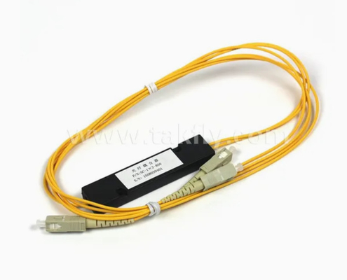 1X2 900um مینی لوله فولاد فیبر نوری PLC Splitter ماژول قابلیت اطمینان و ثبات بالا