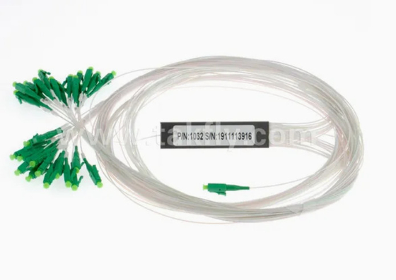 G657A1 نوع فیبر پیش اتصال LC 1X8 900um مینی لوله فولاد فیبر نوری PLC Splitter PDL≤0.4dB