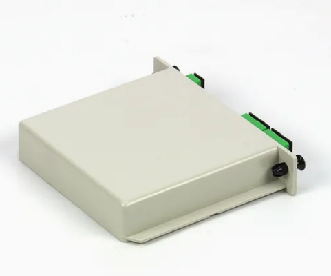 1x4 FTTX Gpon Fiber Casette نوع LGX PLC Splitter با اتصال Sc / APC قابلیت اطمینان و ثبات بالا