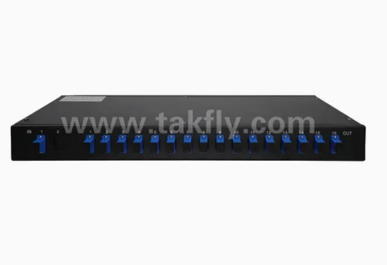 Gpon Epon 32 بندر قفسه نصب فیبر نوری Splitter Sc/APC کانکتور قابلیت اطمینان و ثبات بالا