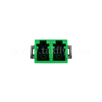 آداپتور ضد گرد و غبار LC Duplex V2 HD سبز بدون فلنج
