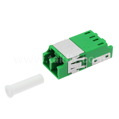 آداپتور ضد گرد و غبار LC Duplex V2 HD سبز بدون فلنج