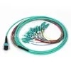 MTP MPO Patchcord 12 24 فیبر OM3 OM4 چند حالت تک حالت