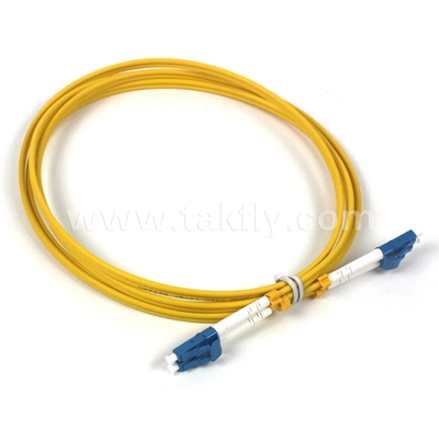 SC-SC Single Mode Duplex Fiber Optic Patch Cable 0.9mm-3.0mm کابل پیچ فیبر نوری تک حالت 0.9mm-3.0mm