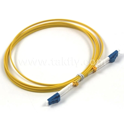 SC-SC Single Mode Duplex Fiber Optic Patch Cable 0.9mm-3.0mm کابل پیچ فیبر نوری تک حالت 0.9mm-3.0mm