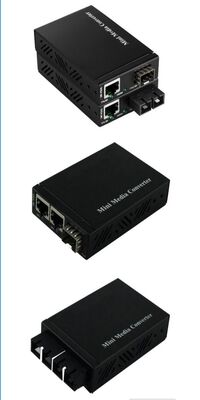 مبدل رسانه Mini 10/10011000Base-TXto 1000Base-FX