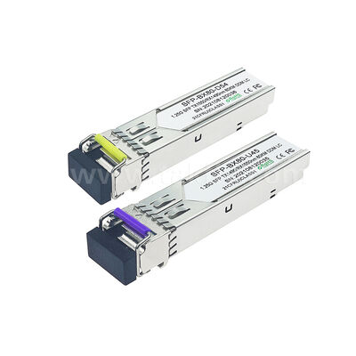 SFP 1.25gbps 80km LC Reach Tx1490nm/Rx1550nm دو جهت گیرنده نوری برای مرکز داده FTTX