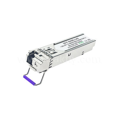SFP 1.25gbps 80km LC Reach Tx1490nm/Rx1550nm دو جهت گیرنده نوری برای مرکز داده FTTX