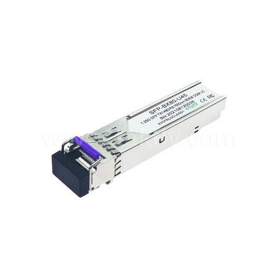 SFP 1.25gbps 80km LC Reach Tx1490nm/Rx1550nm دو جهت گیرنده نوری برای مرکز داده FTTX