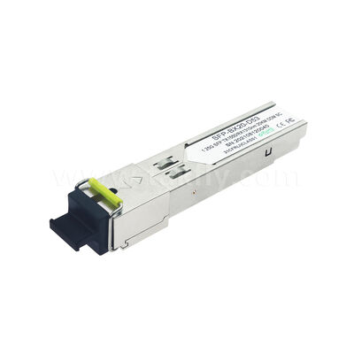 SFP 1.25Gbps 20KM SC ماژول گیرنده نوری دو طرفه برای مرکز داده AI FTTX