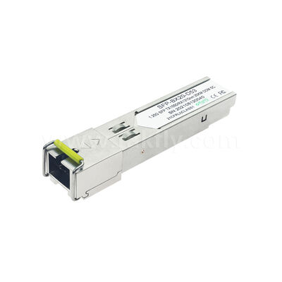 SFP Optical Transceiver Module 1.25Gbps 20KM SC دو طرفه برای مرکز داده FTTH FTTX