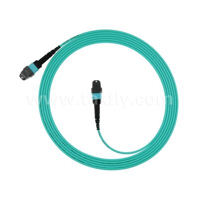 چگالی بالا OM3 OM4 OM5 مولتی مود 8F 12F 16F 24F MPO MTP مولتی مود فیبر نوری Patchcord / کابل فیبر نوری Patch / پرنده نوری / کابل هسته ای فیبر نوری برای مرکز داده