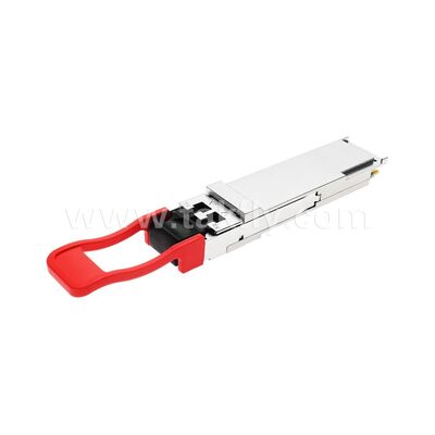 ماژول فرستنده و گیرنده نوری QSFP 40 گیگابیت بر ثانیه CWDM 40 کیلومتر برای مرکز داده FTTH FTTX