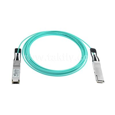 کابل های نوری فعال AOC فیبر 40G QSFP+ تا 40G QSFP+ برای مرکز داده FTTH FTTX