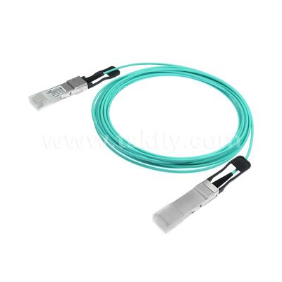 کابل های نوری فعال AOC فیبر 40G QSFP+ تا 40G QSFP+ برای مرکز داده FTTH FTTX