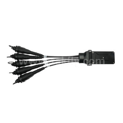 مینی فیبرهاب ضدآب 1x4 CLOSURE ITU-T SM G657A2 کابل 2.0 میلی‌متری فیبر نوری PLC Splitter IP68
