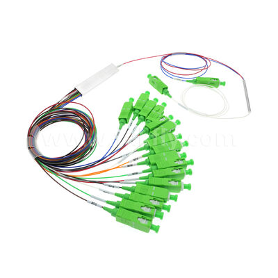 مینی فیبرهاب ضدآب 1x4 CLOSURE ITU-T SM G657A2 کابل 2.0 میلی‌متری فیبر نوری PLC Splitter IP68