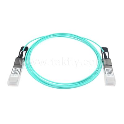 کابل های فعال نوری فیبر AOC 100Gbps QSFP28 به QSFP28 برای مرکز داده FTTH FTTX