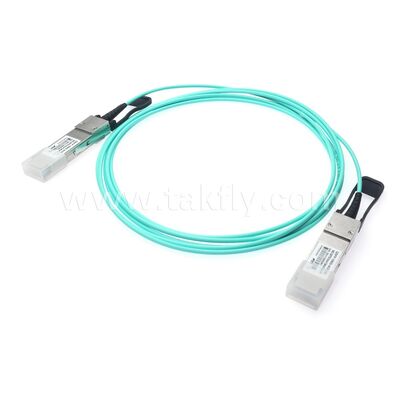 کابل های نوری فعال AOC فیبر 100Gbps QSFP28 به QSFP28 برای مرکز داده FTTH FTTX