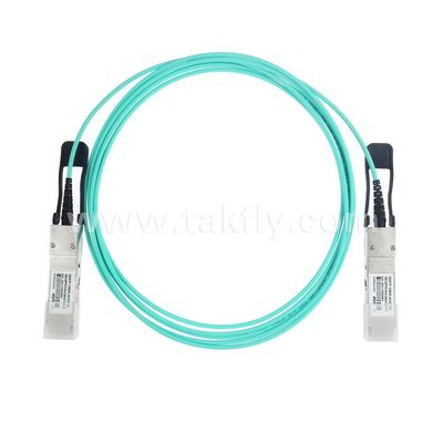 کابل های نوری فعال AOC فیبر 100Gbps QSFP28 به QSFP28 برای مرکز داده FTTH FTTX
