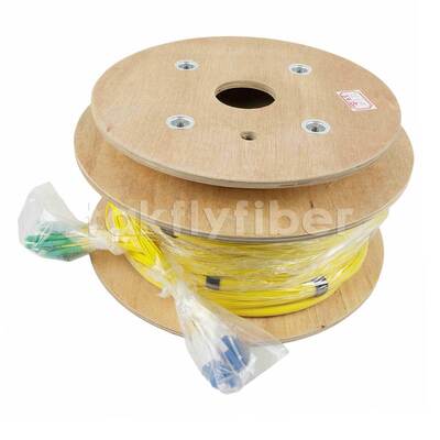 کابل فیبر نوری با چگالی بالا 48 هسته‌ای با غلاف LSZH، مونتاژ کابل چند فیبر