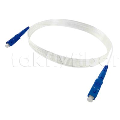 دارای گواهینامه CPR Eca SC SM G657A 2.0*3.0mm فیبر نوری نامرئی پچکورد برای FTTH و FTTR