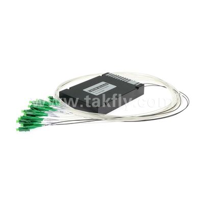 CWDM 8 + 1 کانال MUX و DEMUX ماژول ABS فیبر نوری برای مرکز داده FTTX