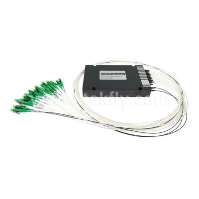 CWDM 8 + 1 کانال MUX و DEMUX ماژول ABS فیبر نوری برای مرکز داده FTTX