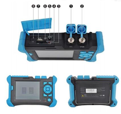 Optical Time Domain Reflectometer otdr Large Touch Screen Shortcut Keys Easy To Operate