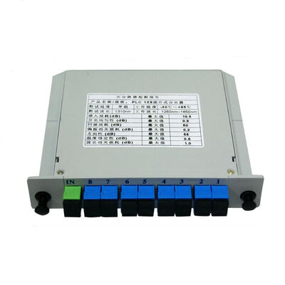 اسپلیتر فیبر نوری PLC LGX سینگل مود G657A SC APC/UPC برای مراکز داده مخابراتی FTTx