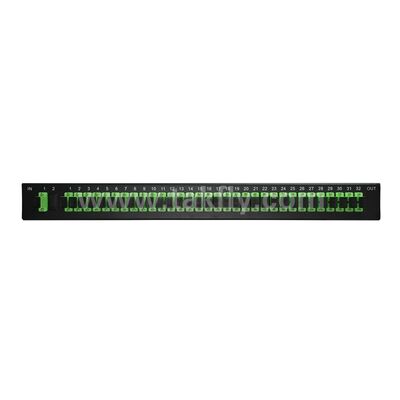 فیبر نوری PLC Splitter Rack Mount Single Mode G657A SC APC/UPC برای مرکز داده های مخابراتی FTTx