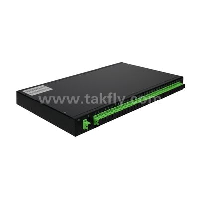فیبر نوری PLC Splitter Rack Mount Single Mode G657A SC APC/UPC برای مرکز داده های مخابراتی FTTx