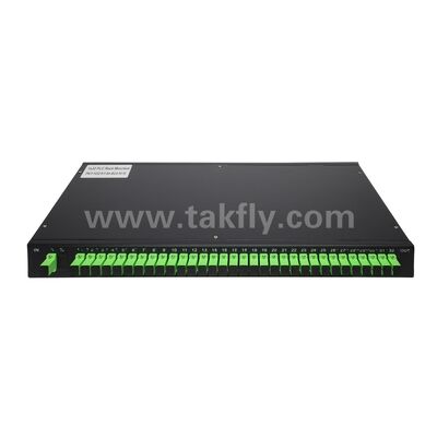 فیبر نوری PLC Splitter Rack Mount Single Mode G657A SC APC/UPC برای مرکز داده های مخابراتی FTTx