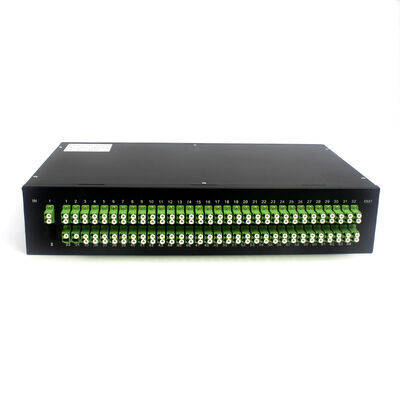 فیبر نوری PLC Splitter Rack Mount Single Mode G657A SC APC/UPC برای مرکز داده های مخابراتی FTTx