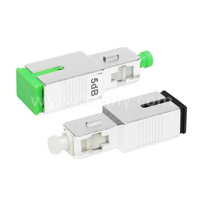 تضعیف کننده فیبر نوری OEM ثابت LC/SC/ST/FC SM/MM UPC/APC نری/مادگی برای مراکز داده FTTX