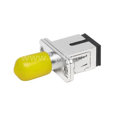 کوپلر ST-SC آداپتور هیبریدی فلزی سیمپلکس زن/ماده فیبر نوری برای مرکز داده Telecom FTTX