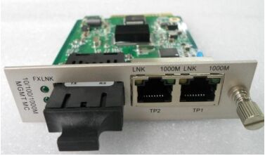 10/100/1000M 2-Port Base-T به 100 Base-X مدیریت شده مبدل رسانه ای کارخانه فروش مستقیم اتصال شبکه قابل اعتماد