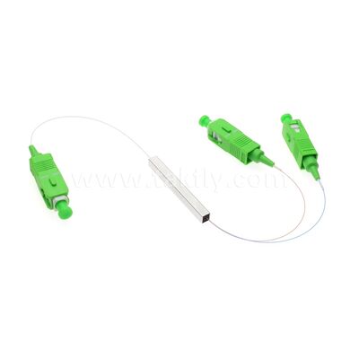 PLC لوله فولادی مربع 1x2 تک حالت فیبر نوری تقسیم کننده