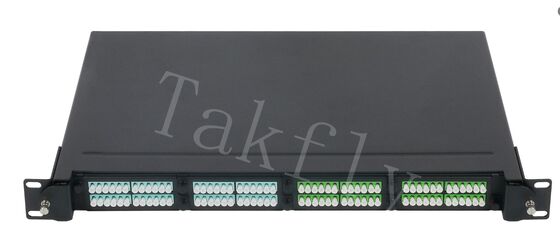 پانل توزیع فیبر MPO/MTP 1U Rack-Mount، ماژول کاسه از پیش متصل شده، 4 اسلات، رابط LC/MPO، برای مدیریت فیبر مرکز داده